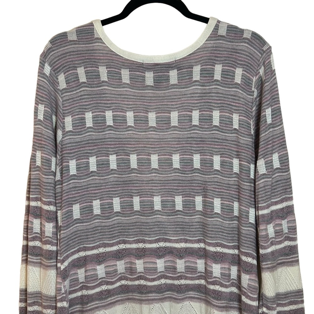 ASHLEY STEWART Long Sleeve Surplice Tunic Sweater 18/20 - Picture 6 of 10